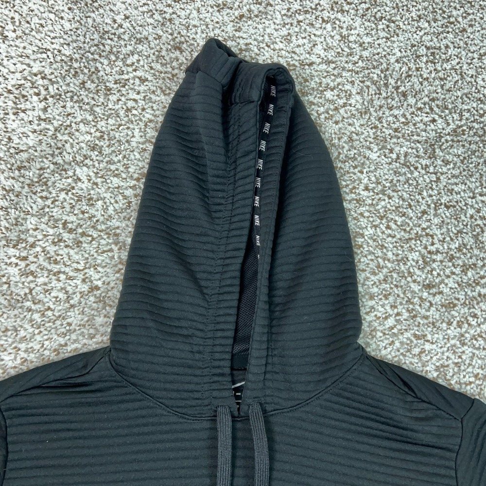 Nike Hoodie Mens Small Black Dri-FIT Pullover Sweatshirt Swoosh Logo Athletic - Picture 2 of 9